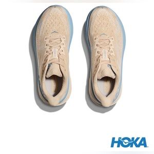 Hoka One One Women's Tan and Blue Athletic Shoes

Like new